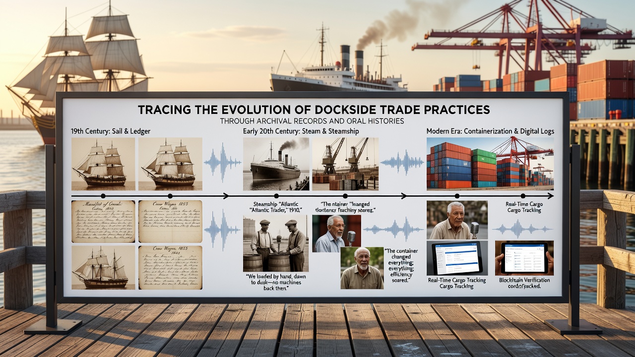 Tracing the Evolution of Dockside Trade Practices Through Archival Records and Oral Histories